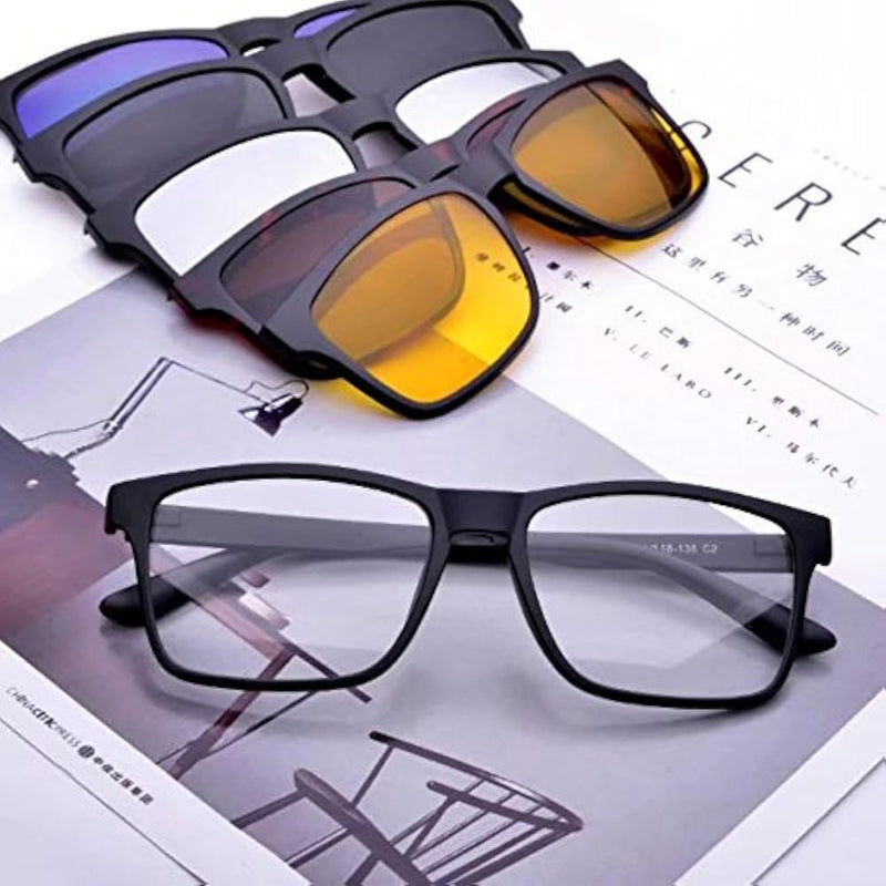 COMBO GAFAS MAGNÉTICAS 5 EN 1