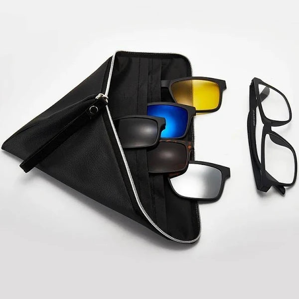 COMBO GAFAS MAGNÉTICAS 5 EN 1